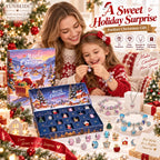 Charm Bracelet Advent Calendar 24 Piece Christmas Countdown Set