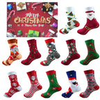Sock Advent Calendar Christmas Socks Women Men 24 Days Countdown 12 Pairs