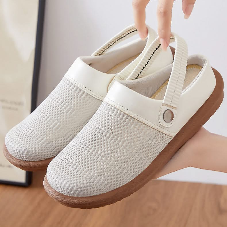 Women Mesh Slip-On Clogs Cushioned