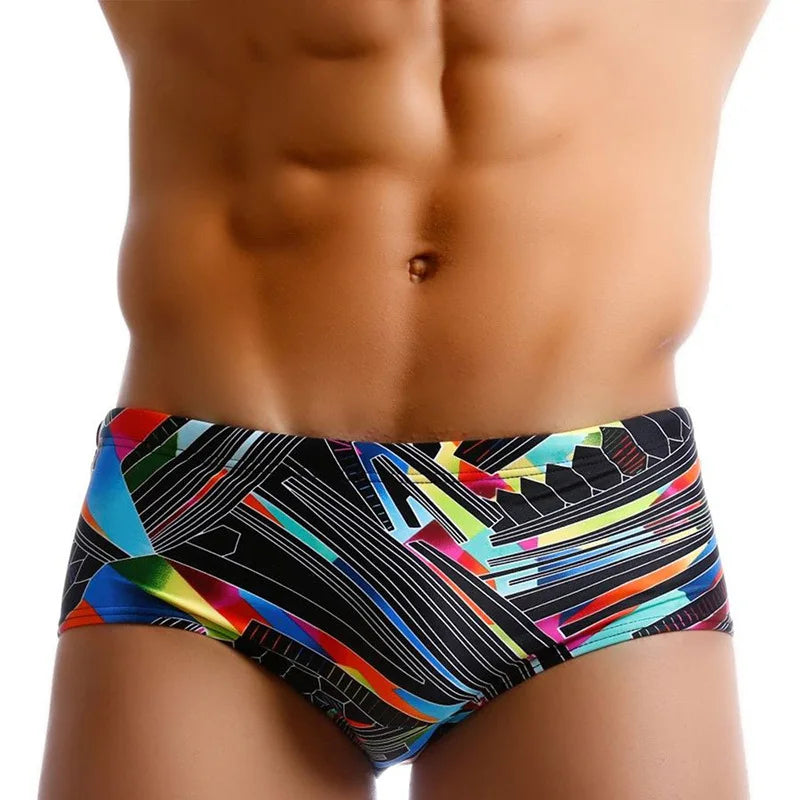 Men Swim Shorts Brazilian Cut Sunga Swimwear Briefs Low Rise
