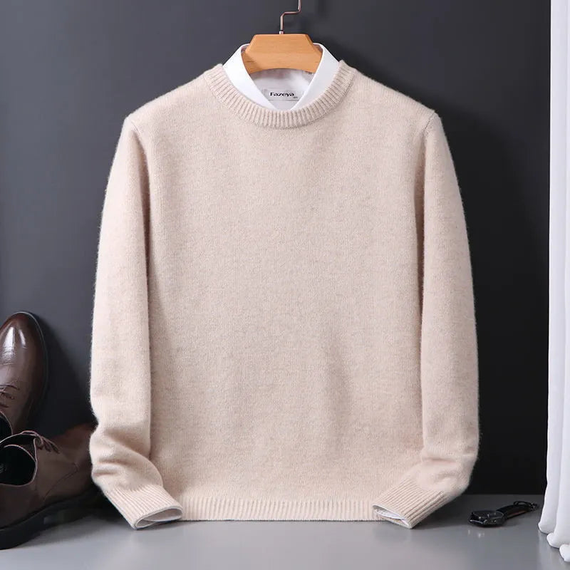 Ottavia | Men's Cashmere Sweater | Round Neck, Autumn Winter | Slim Fit