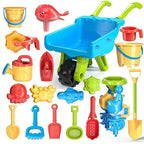 Quinn | Sand & Beach Toy Set | 22-Piece Wheelbarrow Play Set | BPA-Free, Ages 2-6