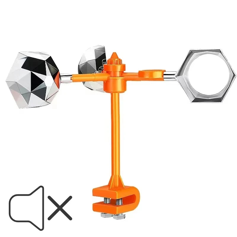 Solar Animal Repeller for Birds 360 Rotating Reflective Sound