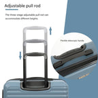 Romy | Hardshell Luggage Set | 3-Piece, Blue ABS, TSA Lock | Spinner Wheels