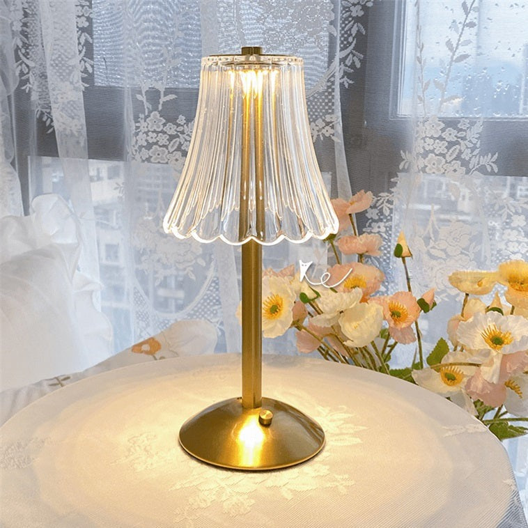 Kaia | Crystal Table Lamp | Cordless, Touch Control, Rechargeable | LED