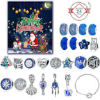 Jewelry Advent Calendar 24 Days Christmas Countdown Ring Necklace Earrings