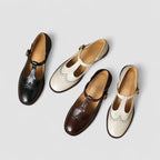 Orthopedic Flats Women Mary Jane Shoes Low Heel Casual Ankle Strap
