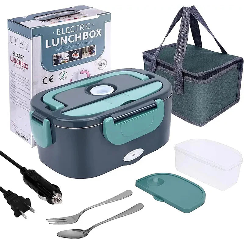 Aria | Electric Lunch Box | 1.5L Food Warmer, 60W Portable | Leak-Proof