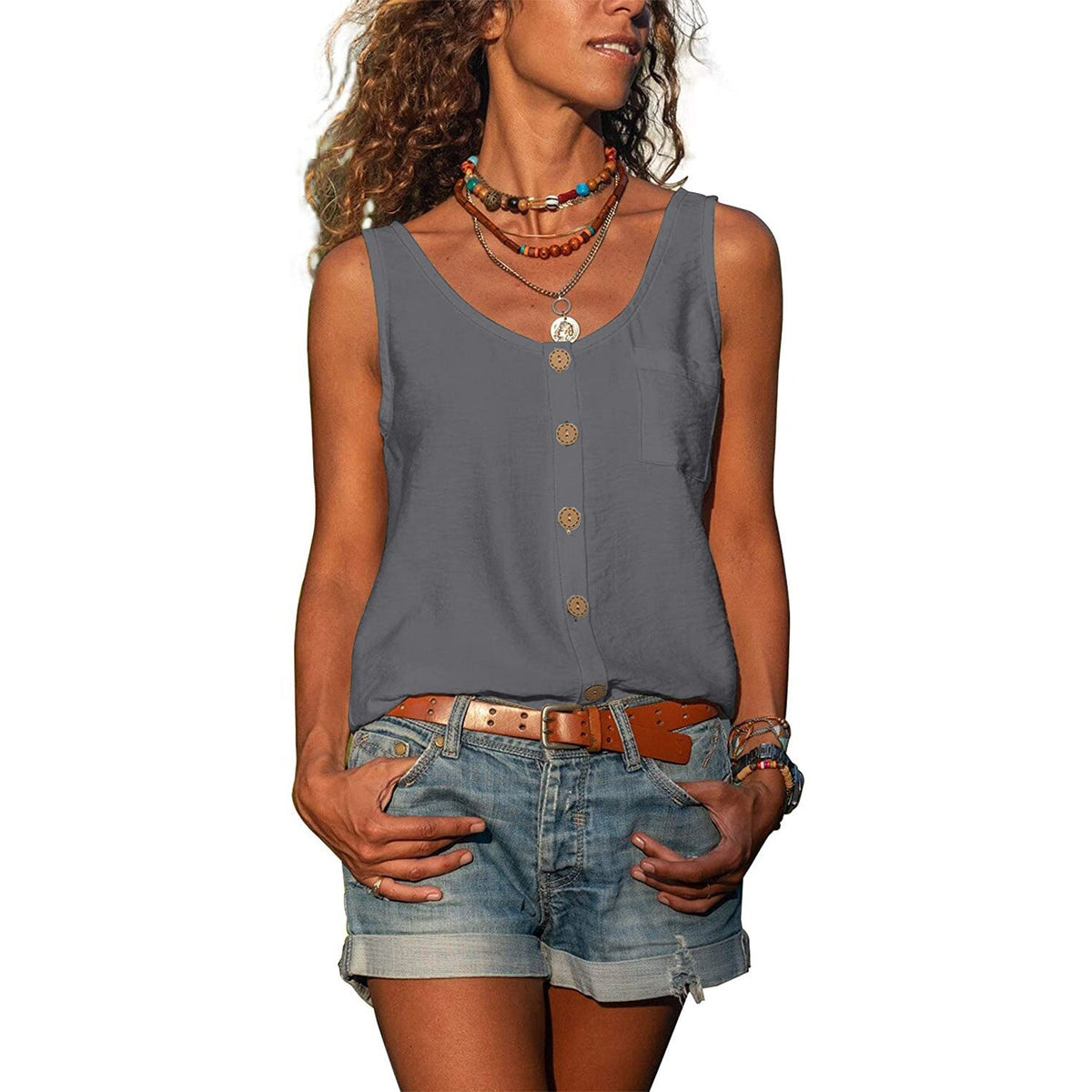 Cora | Women's Tank Top | Ibiza Style, Sleeveless | Casual Summer