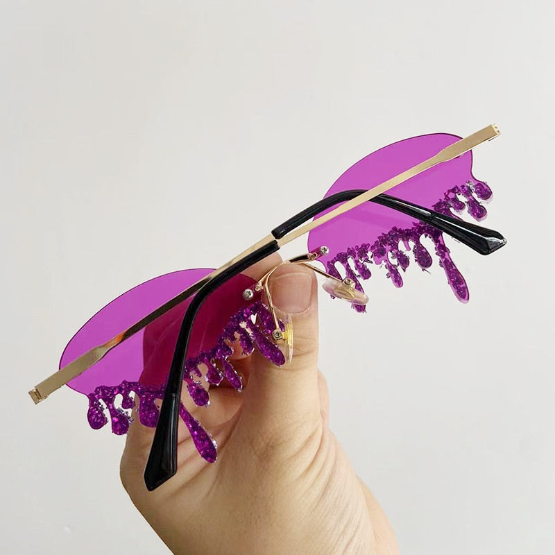 Wynne | Glitter Sunglasses | Festival & Party, Eye-Catching | 6 Colors