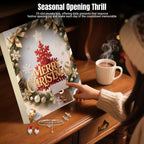 Jewelry Advent Calendar Women 25 Day Christmas Necklace Earrings Set