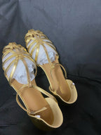 Braided Sandals Women Flat Roman Style Cross Strap Low Heel Shoes