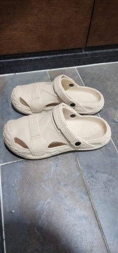 Men Orthopedic Sandals Ankle Strap Thick Soft Sole Cork Footbed