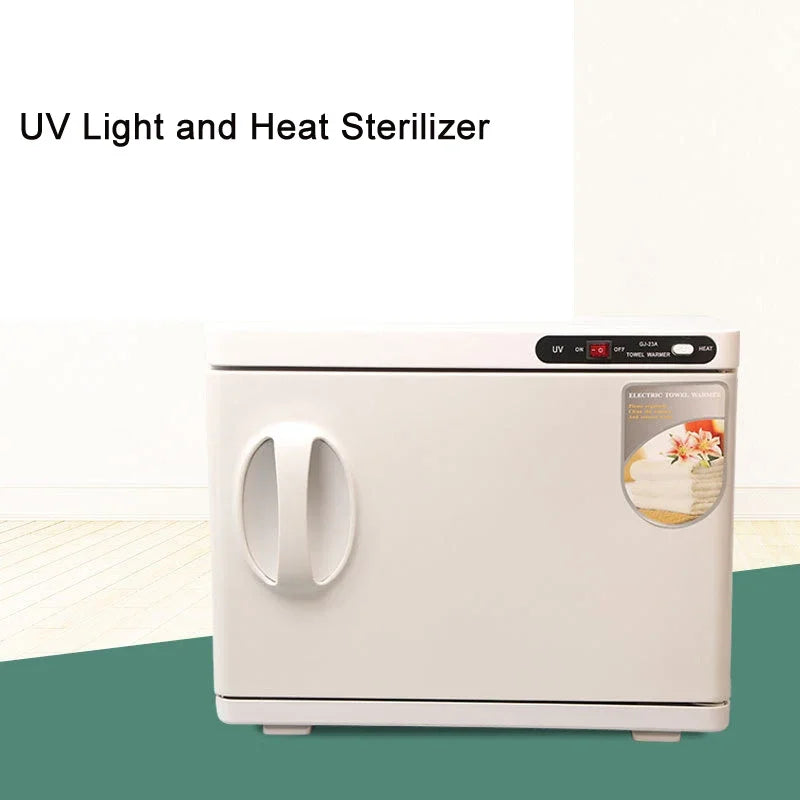 Giselle | UV Sterilizer & Dryer | 23L Cabinet, White | Towels, Bottles