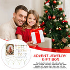 Jewelry Advent Calendar Christmas 24 Day Women Earring Bracelet Set