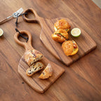 Anouk | Walnut Wood Cutting Boards | 2-Pack Set | Dual-Sided, Serve & Chop