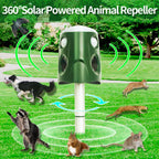 Cosima | Animal Repellent | 360° Ultrasonic, Solar Powered | 3-in-1