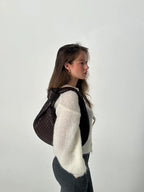 Woven Handbag | Medium Braided Bag | Faux Leather, Everyday