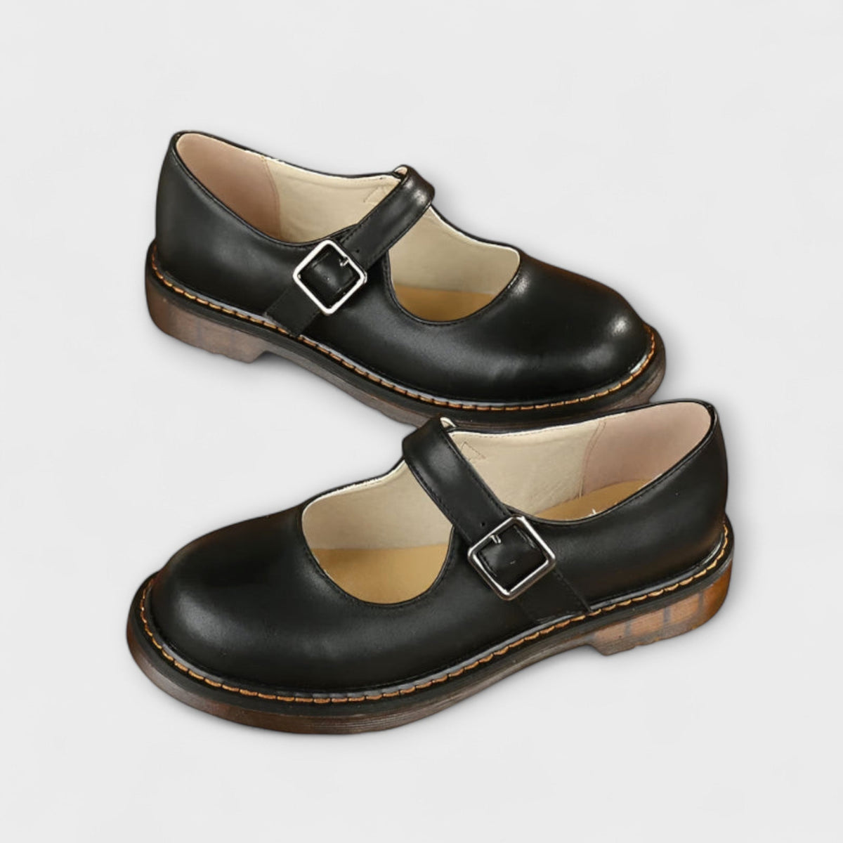 Women Orthopedic Sandals Strap Cushioned Sole Flat Heel Round Toe
