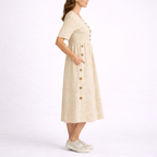 Vianne | Midi Dress | Striped, Relaxed Fit | Lightweight, Everyday