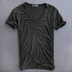 Jolie | Men's V-Neck T-Shirt | Slim Fit, Lightweight | Summer Top