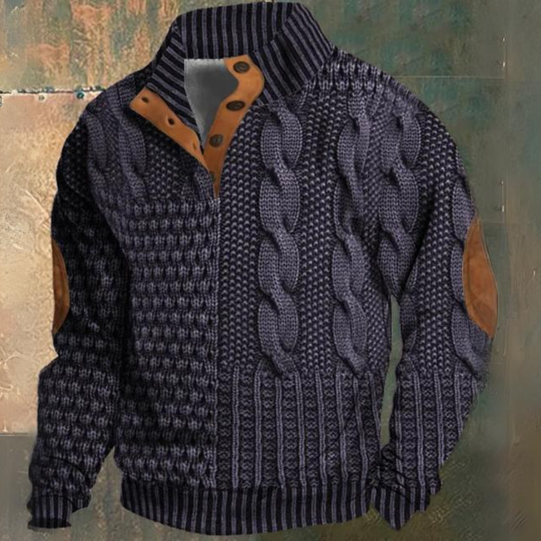 Inez | Men's Warm Sweater | Cozy Knit Pullover | Multiple Colors, S-5XL