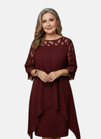 Soraya | Midi Dress | Women's Soft-Touch, Flattering Fit | Sizes L–6XL