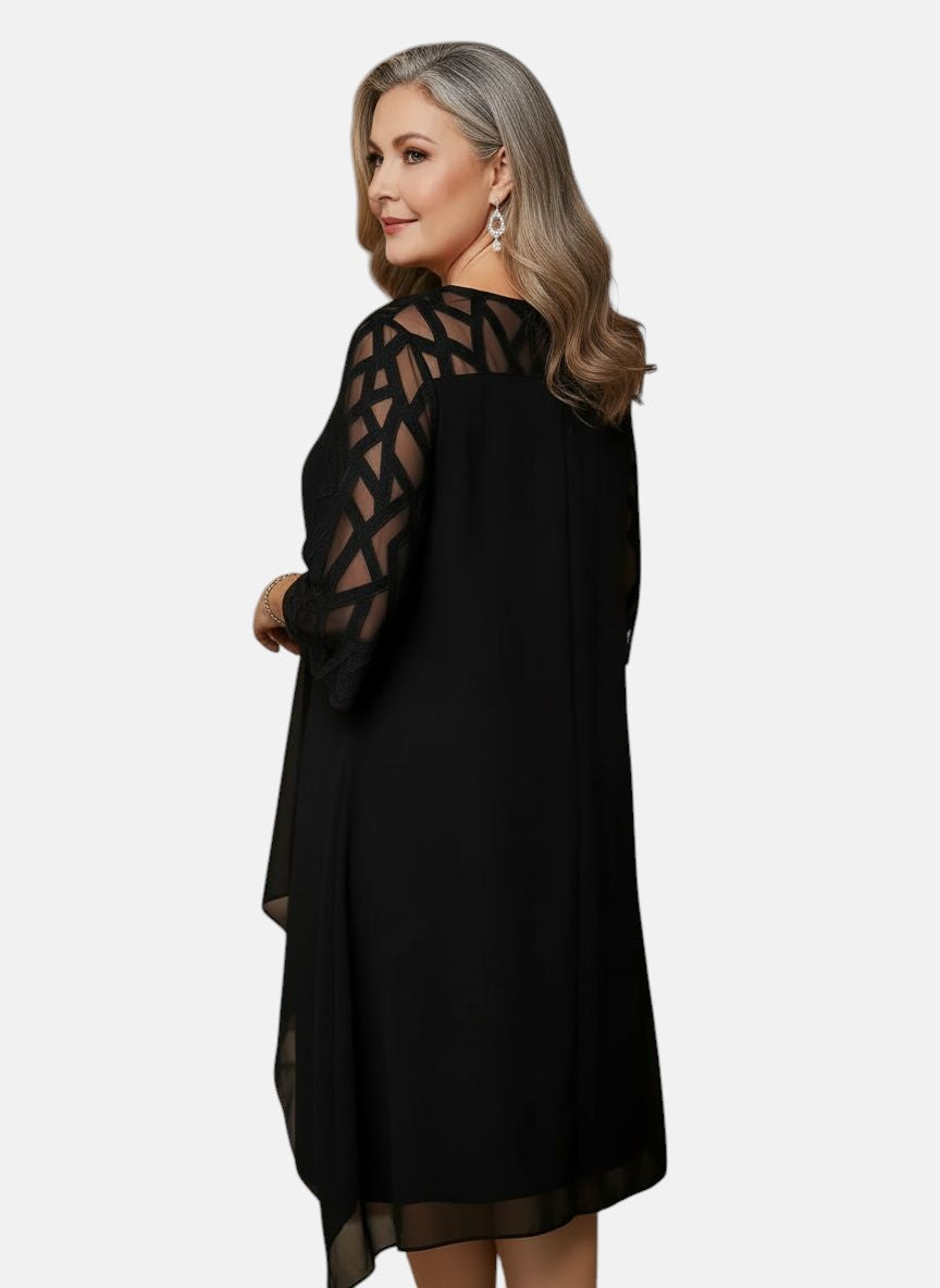 Soraya | Midi Dress | Women's Soft-Touch, Flattering Fit | Sizes L–6XL