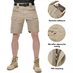Men's Stretch Cargo Shorts | Quick Dry Multi Pocket Zipper Pockets