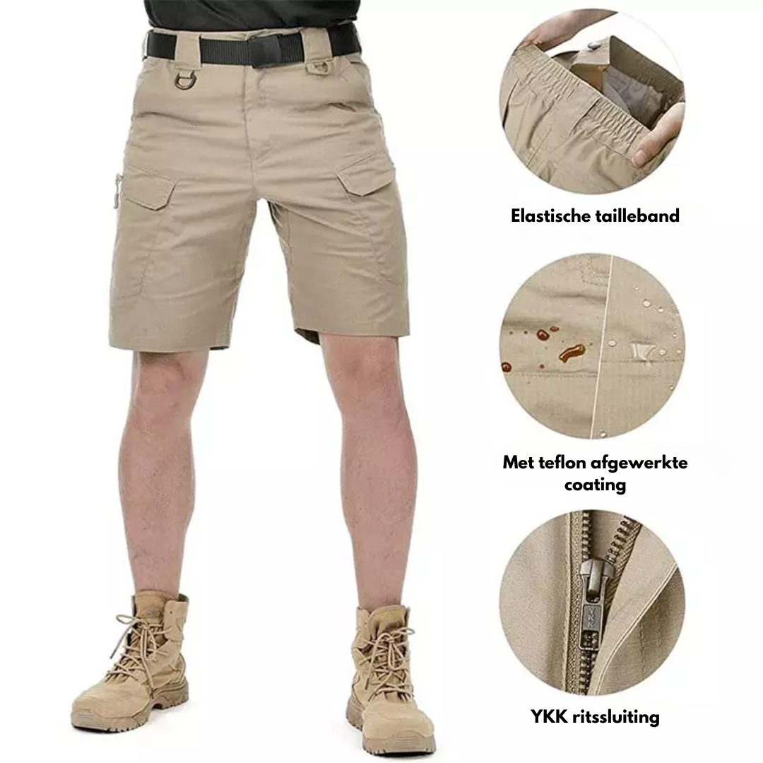 Men's Stretch Cargo Shorts | Quick Dry Multi Pocket Zipper Pockets
