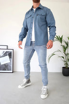 Vada | Men's Shirt Jacket | Button-Up, Chest Pockets | Overshirt
