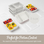 Briar | Food Storage Containers | 20-Piece Set, 2 Compartments | BPA-Free, Reusable