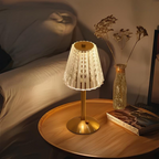 Kaia | Crystal Table Lamp | Cordless, Touch Control, Rechargeable | LED