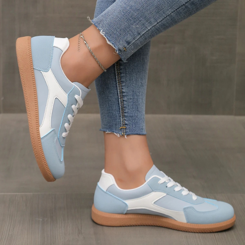Wren | Women's Color Block Sneakers | Lace-Up, Casual | Standard Fit