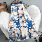 Odette | Women's A-Line Skirt | Floral Print, Vibrant Colors