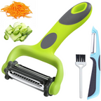 Alba | Vegetable Peeler 3-in-1 | Julienne Slicer & Peeler | Ergonomic Kitchen Tool