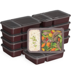 Briar | Food Storage Containers | 20-Piece Set, 2 Compartments | BPA-Free, Reusable