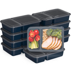 Briar | Food Storage Containers | 20-Piece Set, 2 Compartments | BPA-Free, Reusable