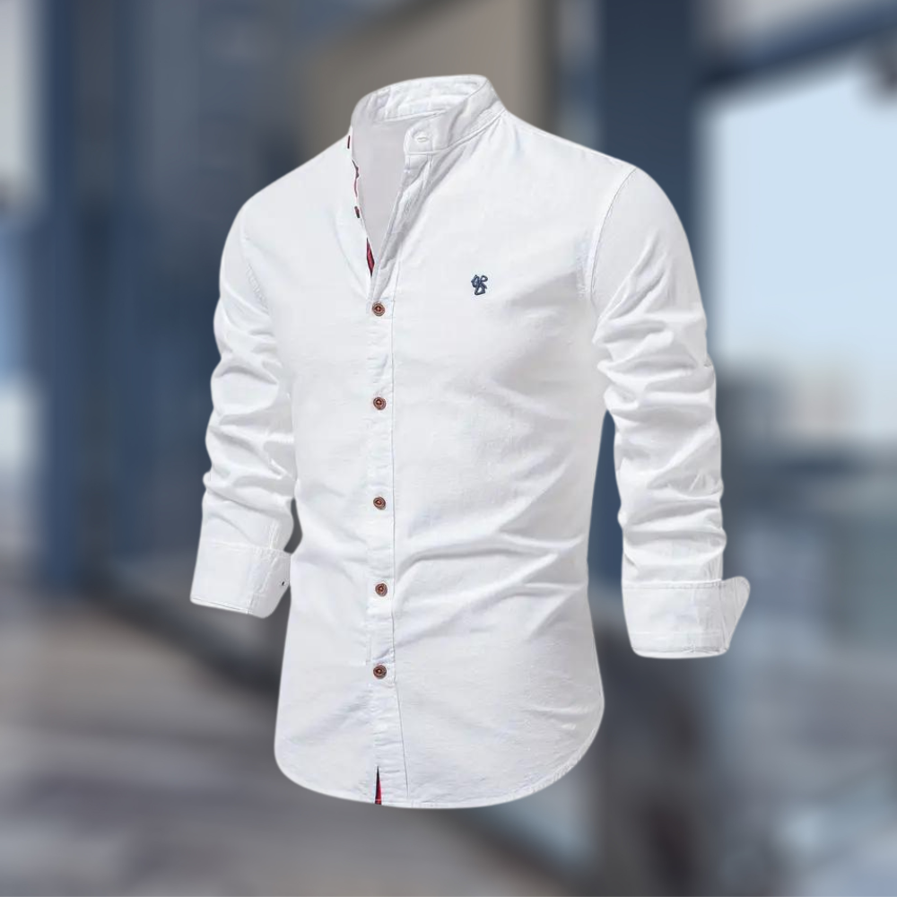 Linnea | Men's Long Sleeve Polo Shirt | Classic Fit | Versatile Casual Top