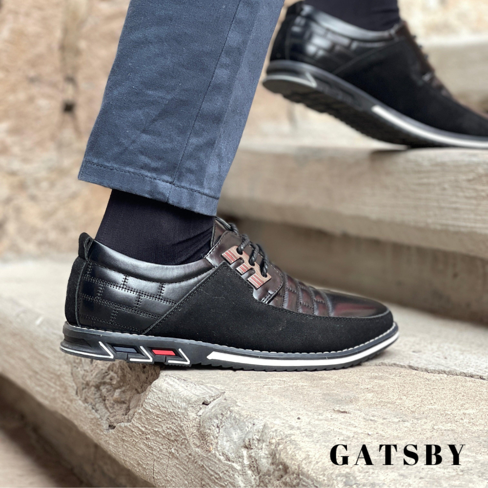 Men's Leather Oxford Derby Shoes | Cushioned Insole Comfort | Wide Fit