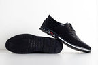 Men's Leather Oxford Derby Shoes | Cushioned Insole Comfort | Wide Fit