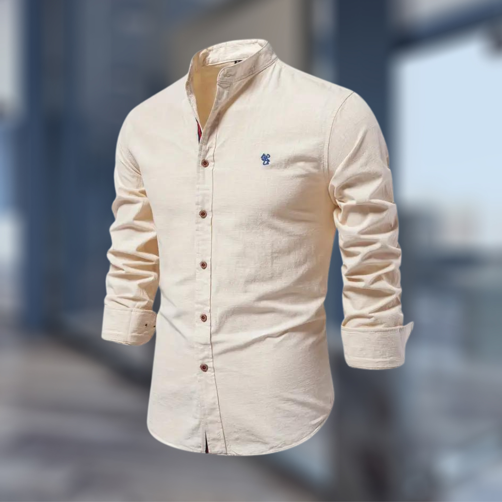 Linnea | Men's Long Sleeve Polo Shirt | Classic Fit | Versatile Casual Top