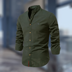 Linnea | Men's Long Sleeve Polo Shirt | Classic Fit | Versatile Casual Top