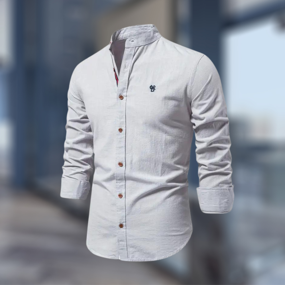 Linnea | Men's Long Sleeve Polo Shirt | Classic Fit | Versatile Casual Top