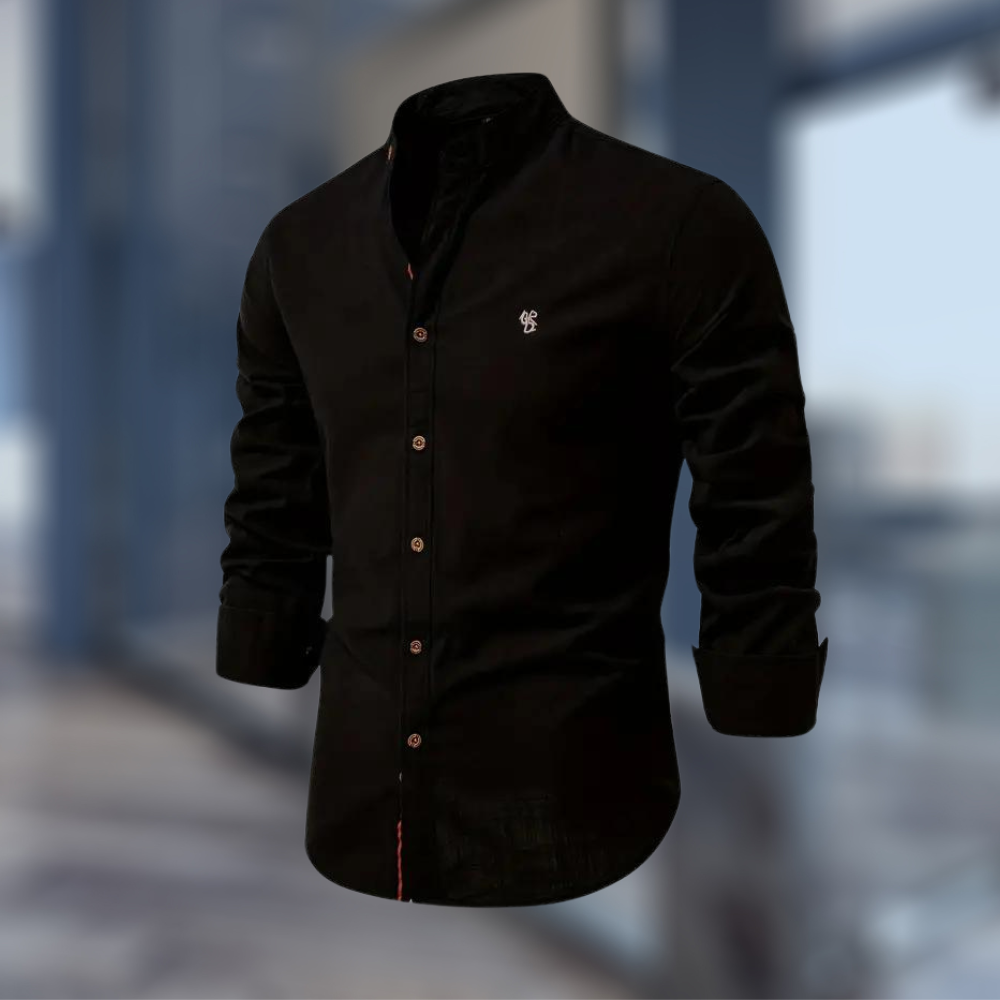 Linnea | Men's Long Sleeve Polo Shirt | Classic Fit | Versatile Casual Top