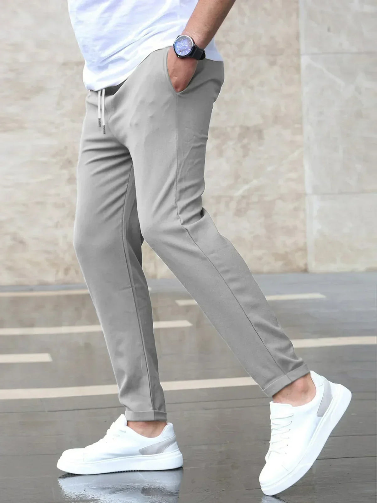 Marlow | Men's Jogger Pants | Slim Fit, Drawstring Waist | Casual Streetwear