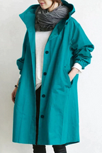 Alba | Women's Rain Coat | Waterproof, Oversized Hood | Urban Style
