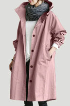 Alba | Women's Rain Coat | Waterproof, Oversized Hood | Urban Style