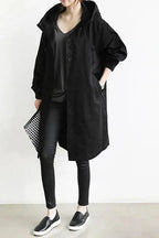 Alba | Women's Rain Coat | Waterproof, Oversized Hood | Urban Style