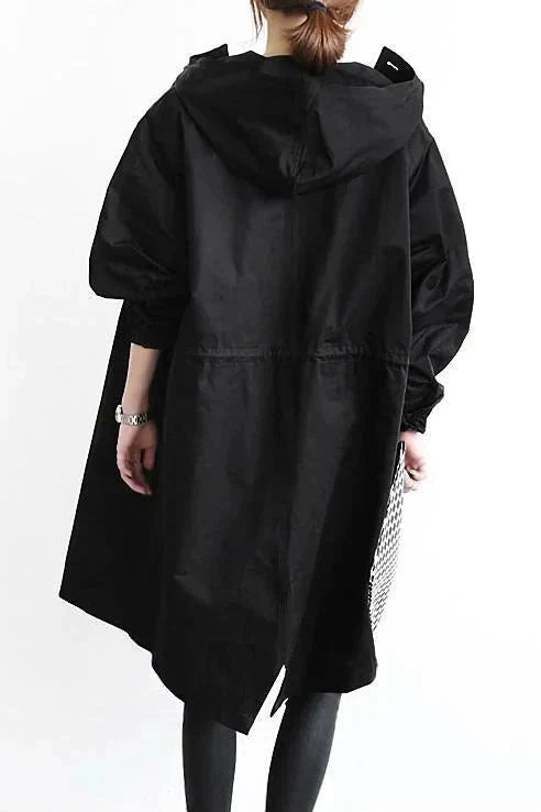 Alba | Women's Rain Coat | Waterproof, Oversized Hood | Urban Style